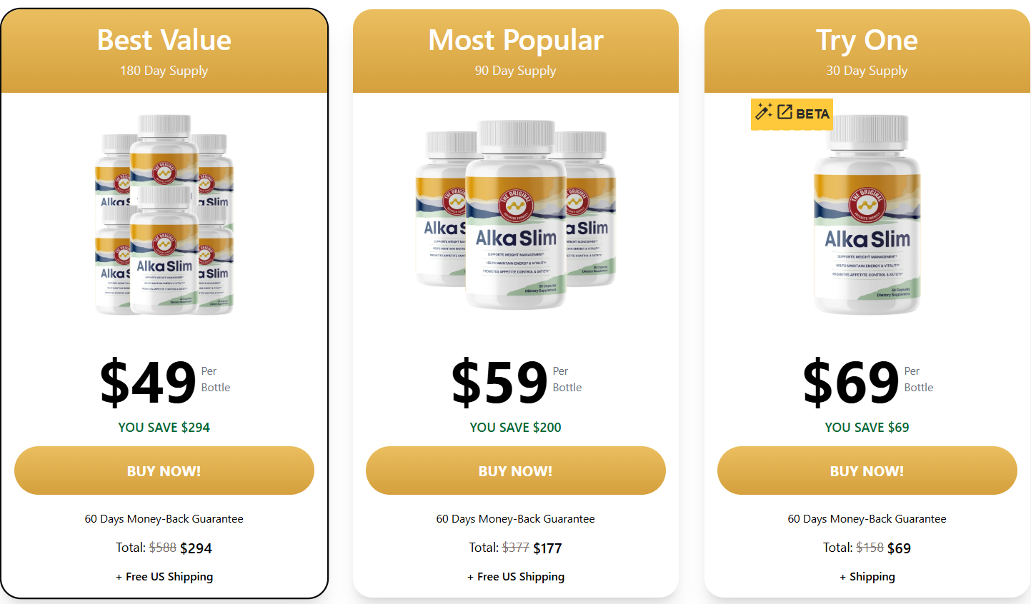 AlkaSlim Price